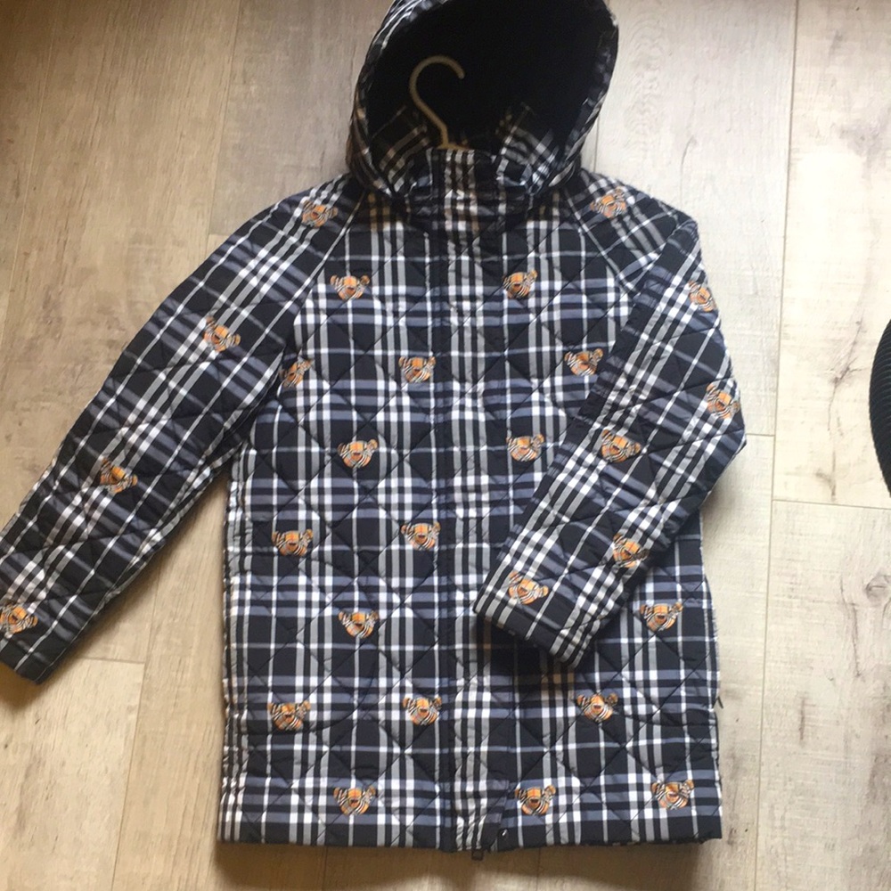 Burberry bear jacket size 12